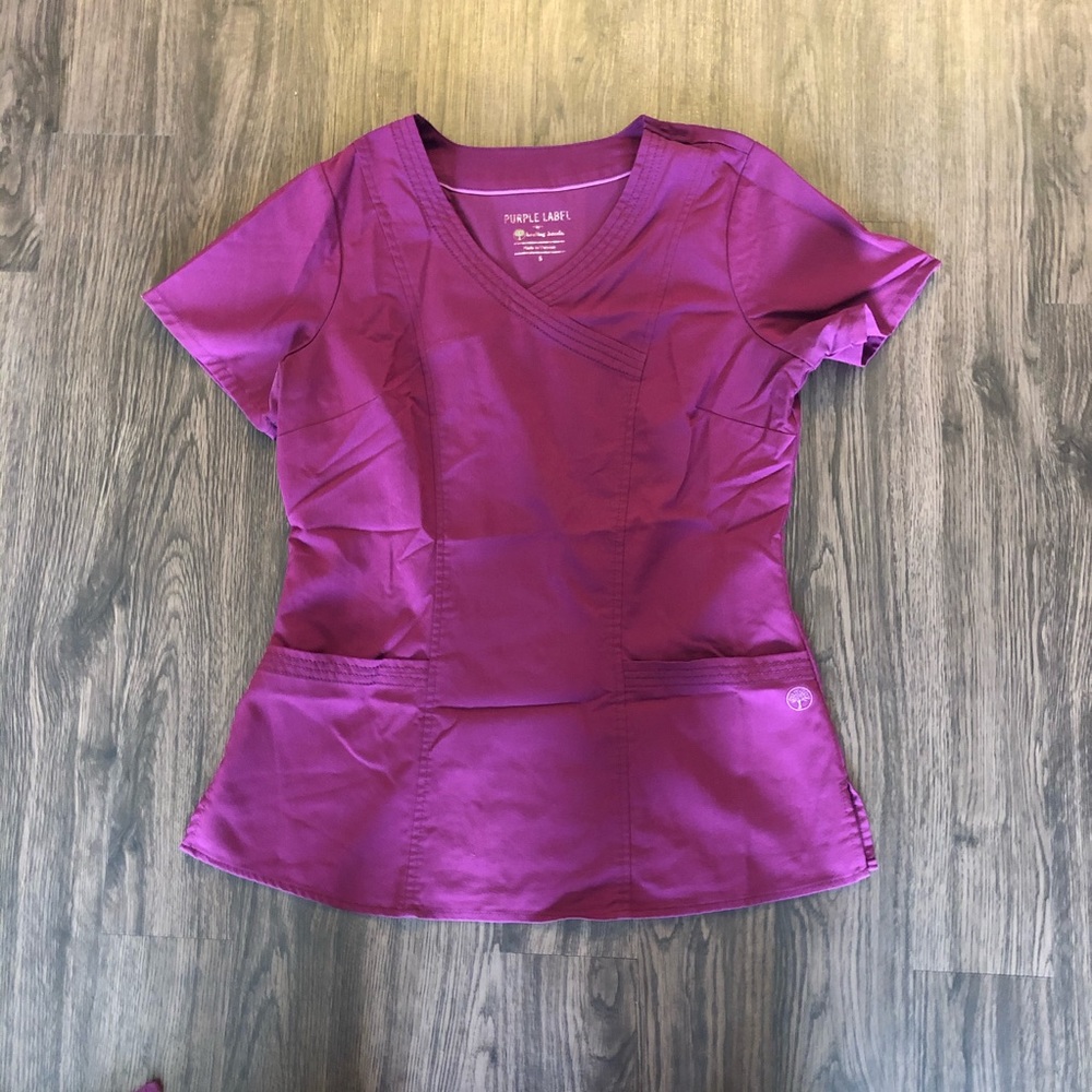 Purple label scrubs set
